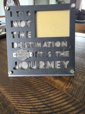 Harley-Davidson Black 'It's the Journey' Decorative Photo Frame